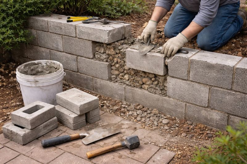 Block Wall Repair in Alva, FL