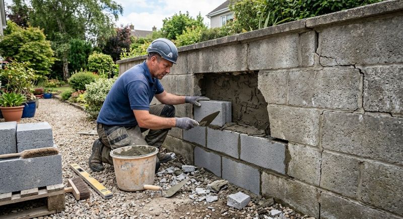 Block Wall Repair in Lee County, FL