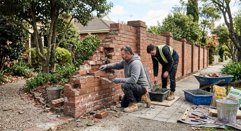 Brick Fence Repair in Fort Myers, FL