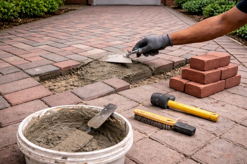 Brick Flatwork Repair in Bonita Springs, FL