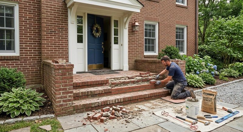 Brick Flatwork Repair in North Fort Myers, FL
