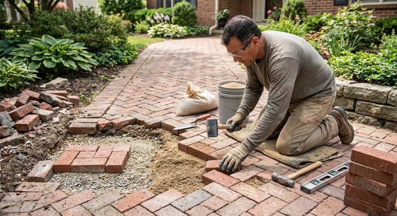 Brick Hardscape Repair in Fort Myers, FL