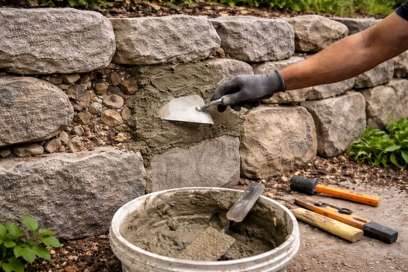 Brick Retaining Wall Repair in Fort Myers, FL