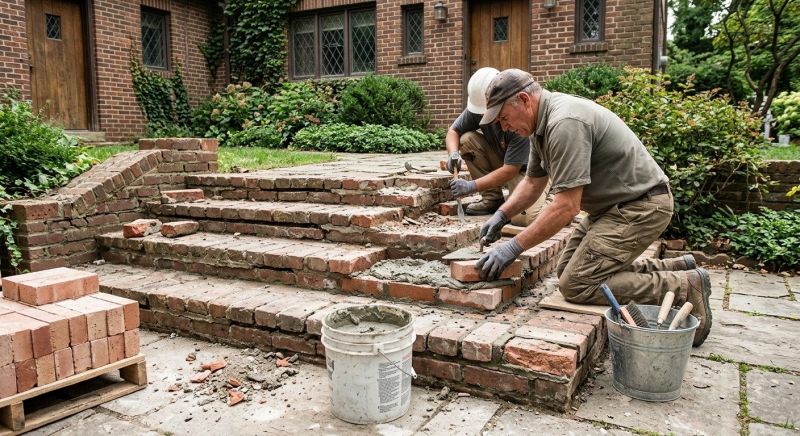 Brick Stairs Repair in Alva, FL