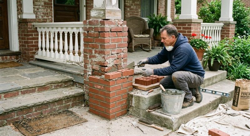 Brick Stairs Repair in Fort Myers Beach, FL