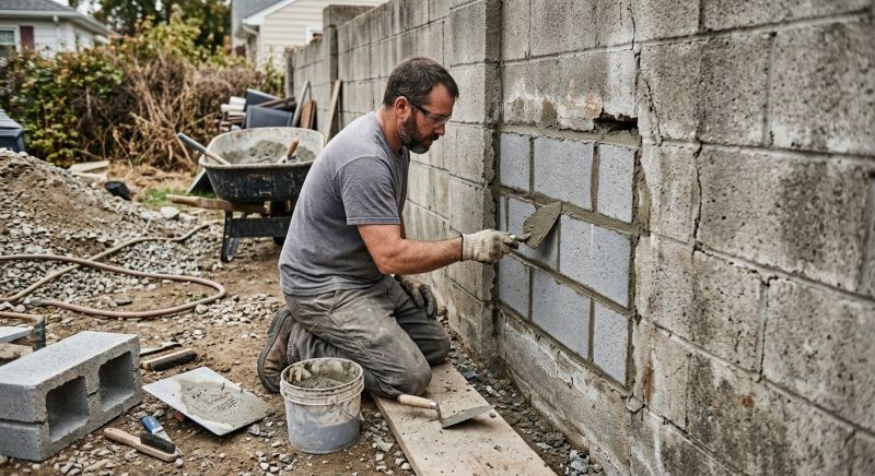 Cinder Block Wall Repair in Bokeelia, FL