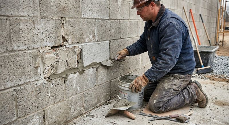 Concrete Block Repair in Lehigh Acres, FL