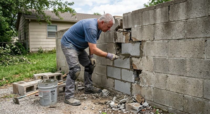 Concrete Block Repair in Lehigh Acres, FL