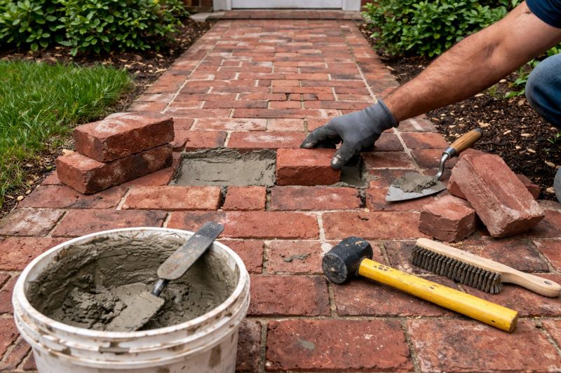 Entryway Brick Repair in Fort Myers, FL