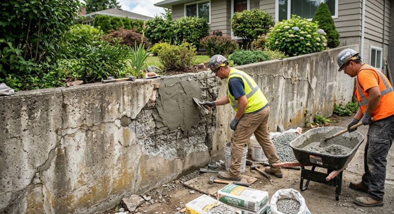 Retaining Wall Repair in Lehigh Acres, FL