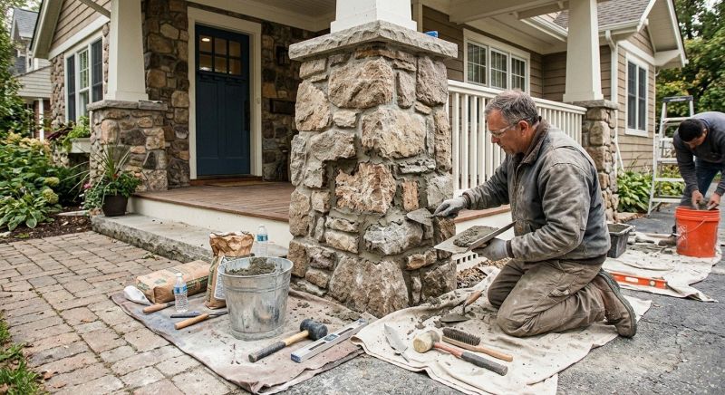 Stone Column Repair in Fort Myers, FL