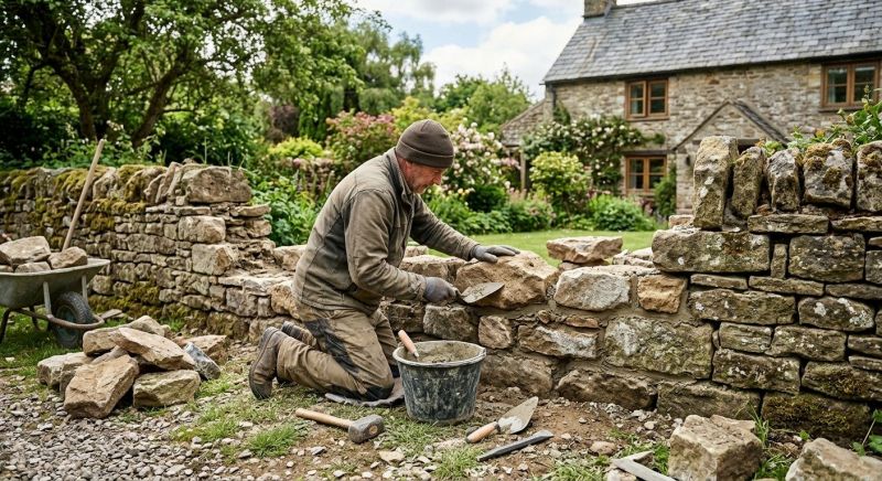 Stone Wall Repair in Cape Coral, FL